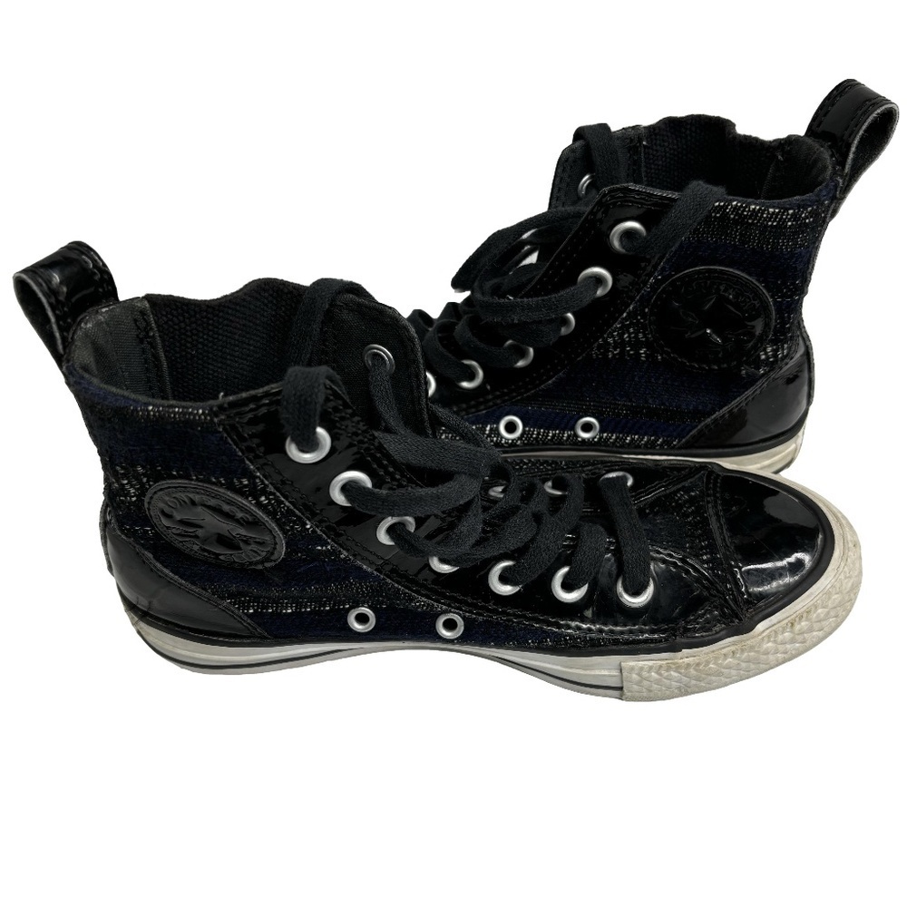 Chuck Taylor Converse All Star Dobby Weave Blue High Top Size 5